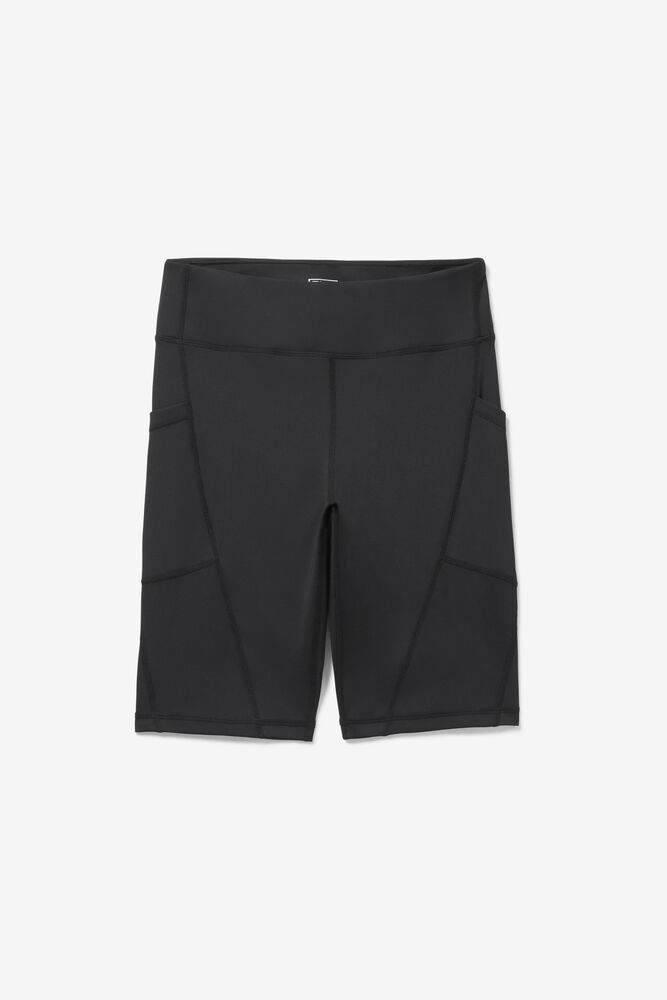 Fila Super Charged Bike Black Shorts Womens - NZ 81032-WJXS